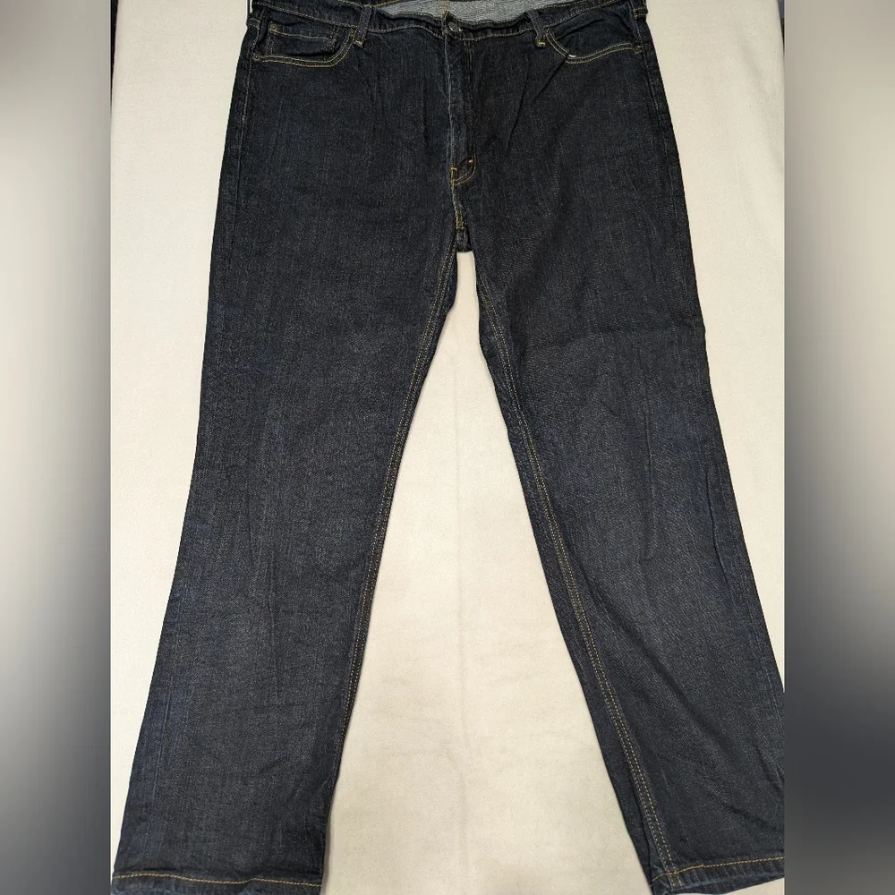 Levi's 541 Athletic Fit‎ Tapered Men's Dark Blue Relaxed Jeans Size 44